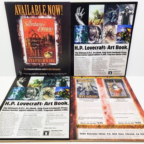 Cemetery Dance Magazines Lot 8 Issues 53-60 Stephen King Gaiman Horror 2005-2009 - Picture 5 of 16